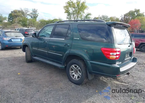 2003 Toyota Sequoia Limited V8 z USA, uszkodzony, nr VIN 5TDBT48AX3S160232